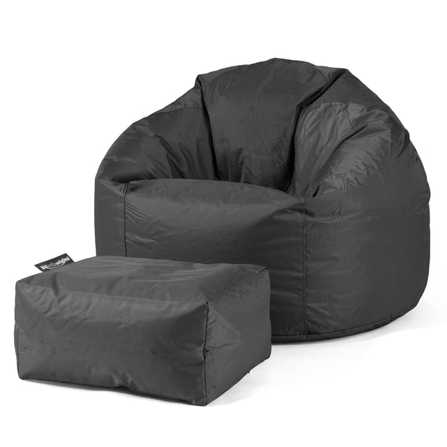 Klasická stolička sedací vak - SmartCanvas™ Čierna 02