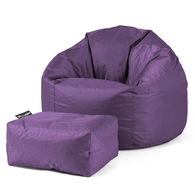 Klasická stolička sedací vak - SmartCanvas™ Fialová 02