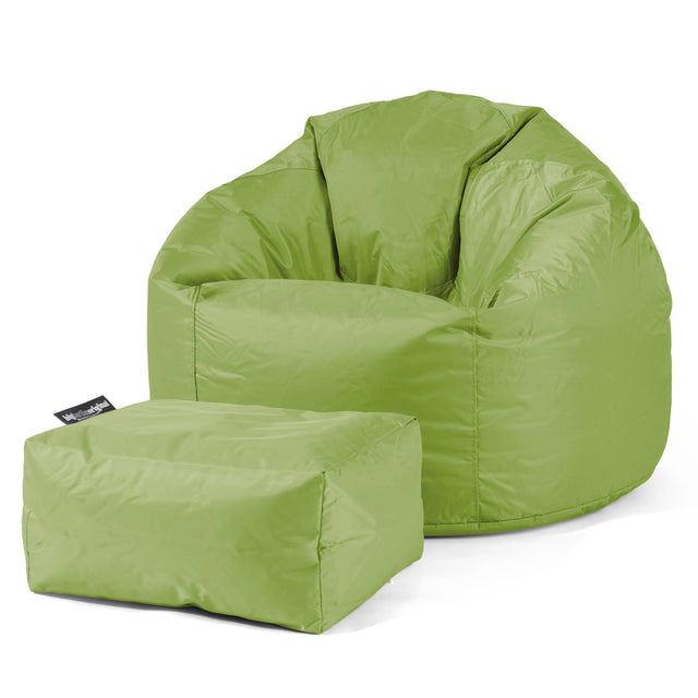 Klasická stolička sedací vak - SmartCanvas™ Limetková 02