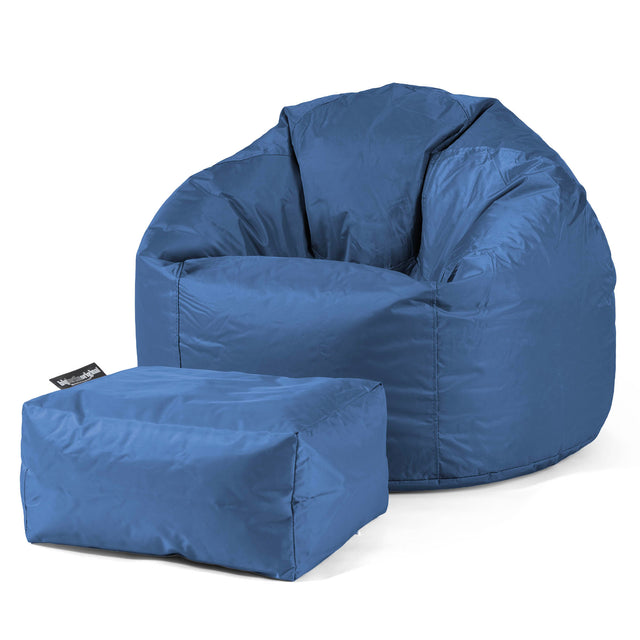 Klasická stolička sedací vak - SmartCanvas™ Námornícka modrá 02