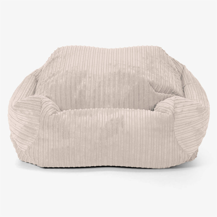 Kreslo sedací vak Sabine - Menčester Slonovinová 02