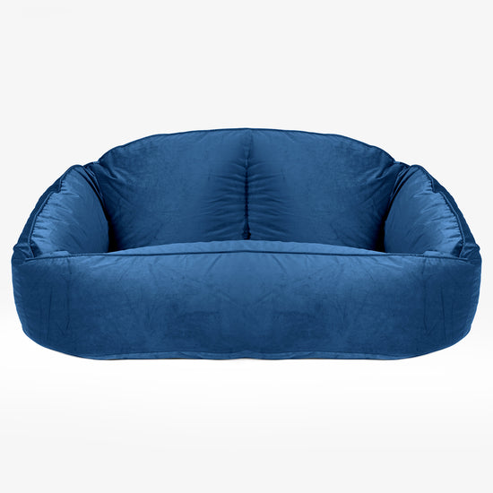 Bubble Sofa Bean Bag - Velvet Midnight Blue 01