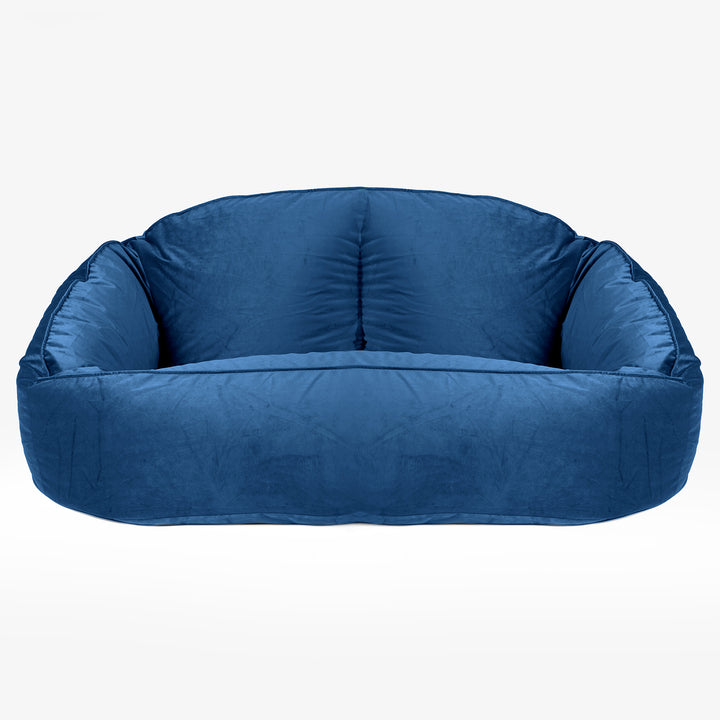Bubble Sofa Bean Bag - Velvet Midnight Blue 01