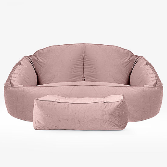 Bubble Sofa Bean Bag - Velvet Rose Pink 02