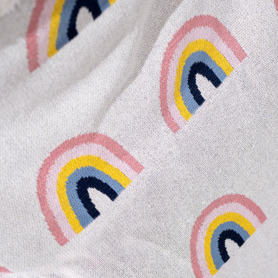 Deka / prikrývka - Pletené Dúha 02