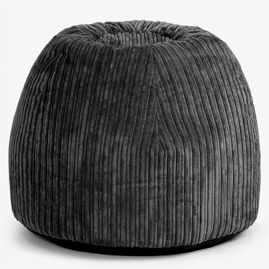 Ergonomické kancelárske pouf-kreslo - Menčester Čierna - 01