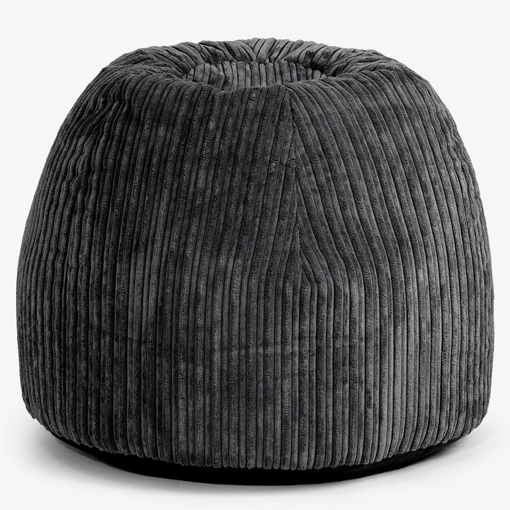 Ergonomické kancelárske pouf-kreslo - Menčester Čierna - 01