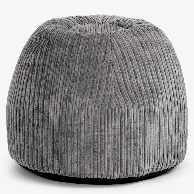 Ergonomické kancelárske pouf-kreslo - Menčester Grafitová šedá - 01