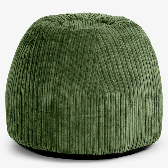 Ergonomické kancelárske pouf-kreslo - Menčester Lesná zelená - 01