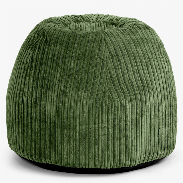 Ergonomické kancelárske pouf-kreslo - Menčester Lesná zelená - 01