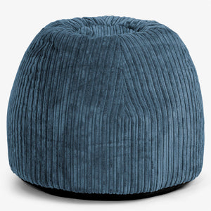 Ergonomické kancelárske pouf-kreslo - Menčester Námornícka modrá
