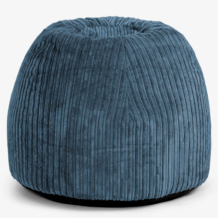 Ergonomické kancelárske pouf-kreslo - Menčester Námornícka modrá - 01