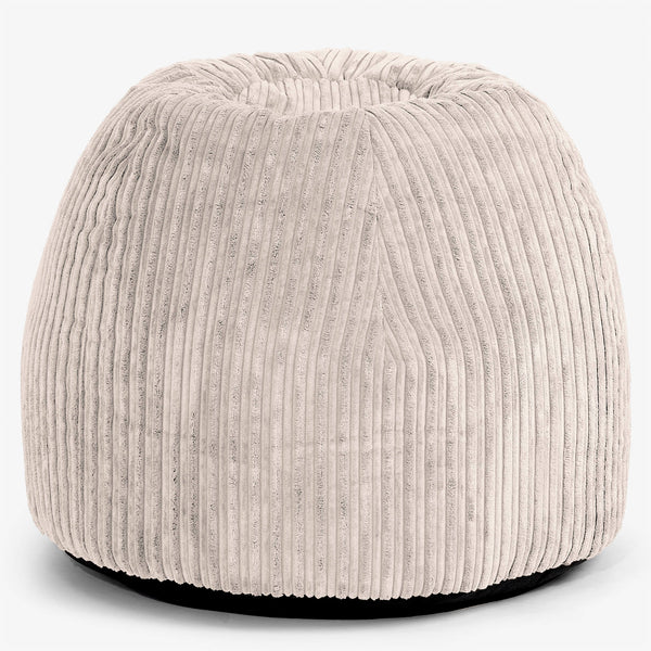 Ergonomické kancelárske pouf-kreslo - Menčester Slonovinová - 01