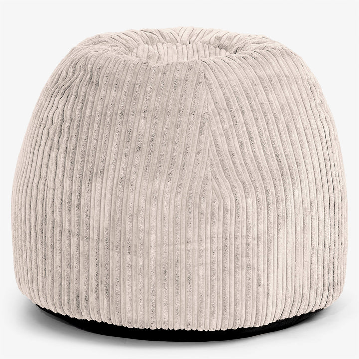 Ergonomické kancelárske pouf-kreslo - Menčester Slonovinová - 01