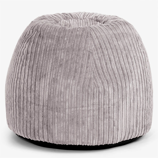 Ergonomické kancelárske pouf-kreslo - Menčester Strieborná šedá - 01