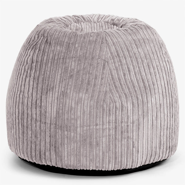 Ergonomické kancelárske pouf-kreslo - Menčester Strieborná šedá - 01