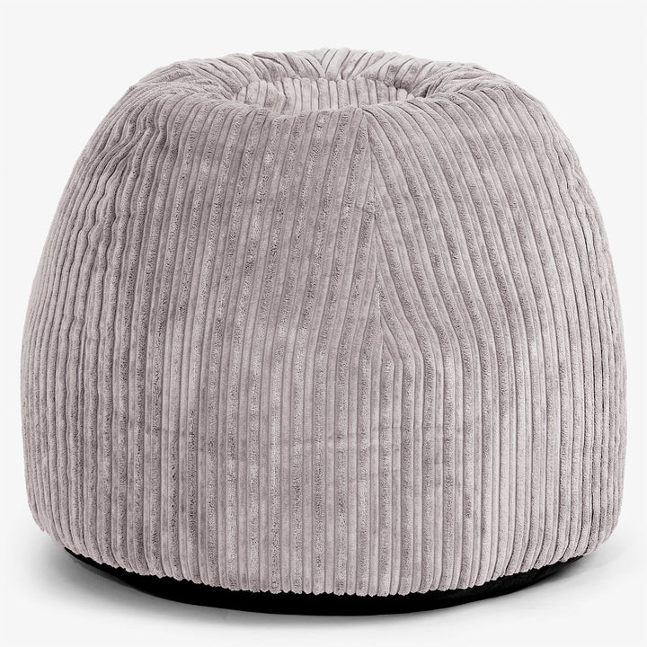 Ergonomické kancelárske pouf-kreslo - Menčester Strieborná šedá - 01