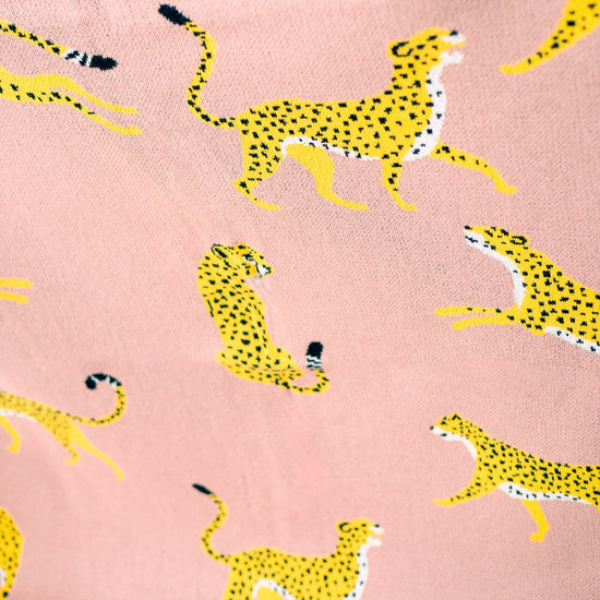 Deka / prikrývka - Pletené Gepard Ružová 02