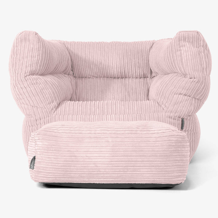 Kreslo sedací vak Albert 2.0 - Menčester Ružovo červená 02