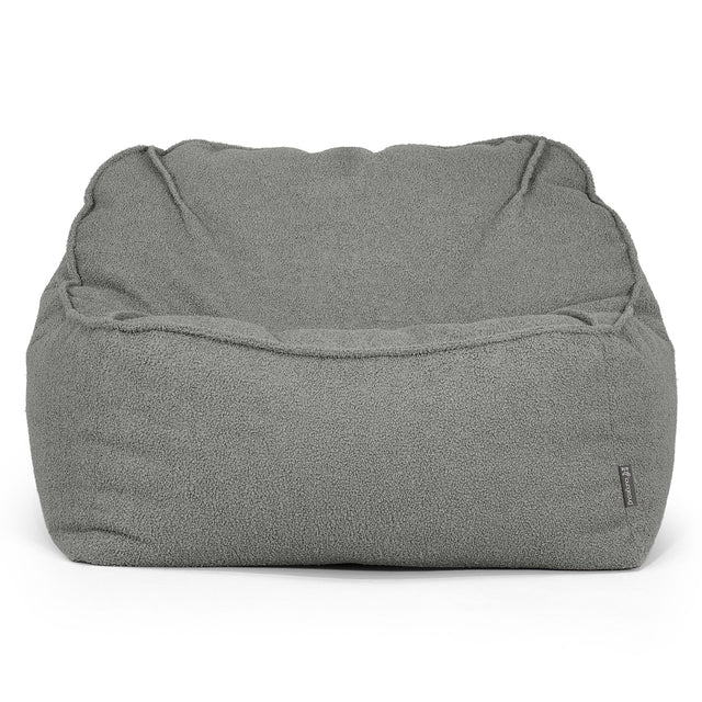 Kreslo sedací vak Sloucher - Buklé Šedá