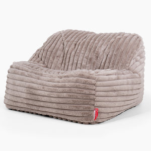 Kreslo sedací vak Sloucher - Ultra plyšový kord Norková
