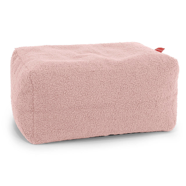 Malá podnožka - Buklé Ružová 01