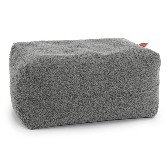 Malá podnožka - Buklé Šedá 01