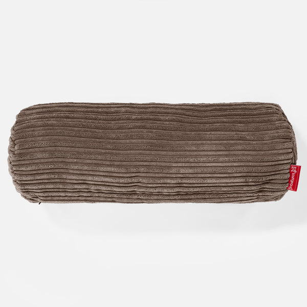 Dekoračný valčekový poťah na vankúš 20 x 55 cm - Menčester Mocha