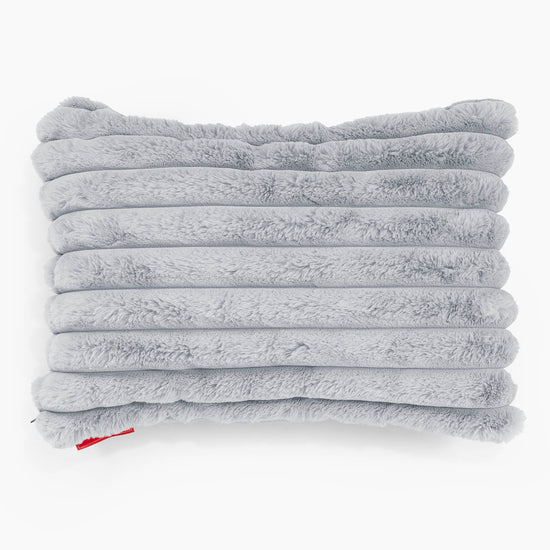 Obdĺžnikový dekoračný poťah na vankúš 35 x 50 cm - Ultra plyšový kord Modré kačacie vajce 01