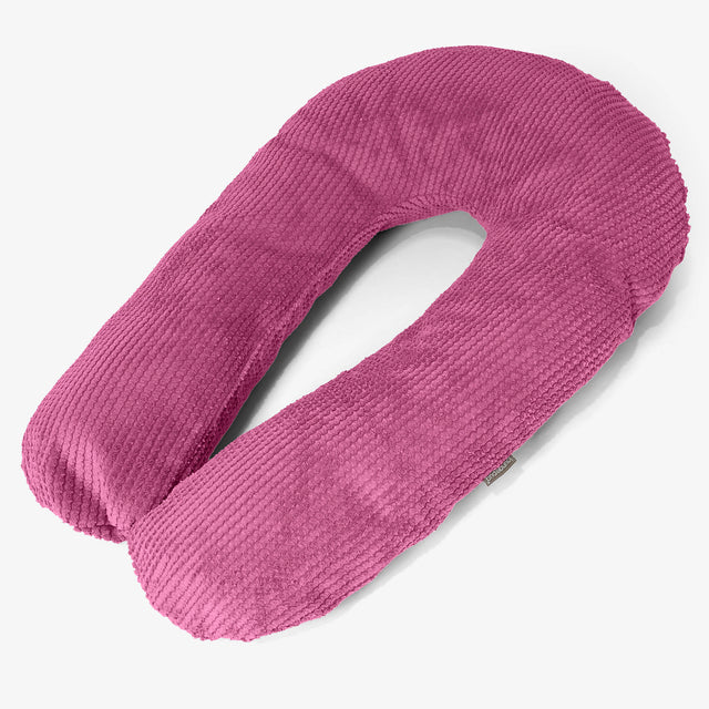 Objímací vankúš - Pom Pom Ružová 01