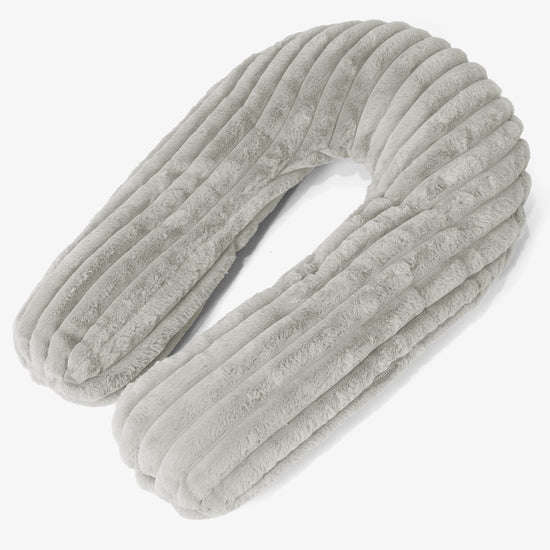 Objímací vankúš - Ultra plyšový kord Šalviová zelená 01