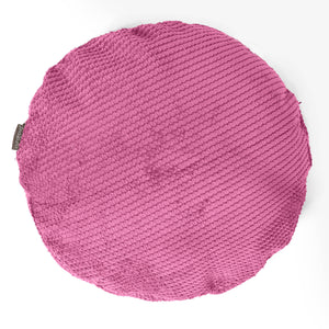 Okrúhly dekoračný poťah na vankúš 50 cm - Pom Pom Ružová