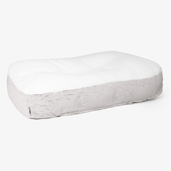 Pelech pre psa Sloucher XL - Falošná králičia kožušina Svetlošedá 01