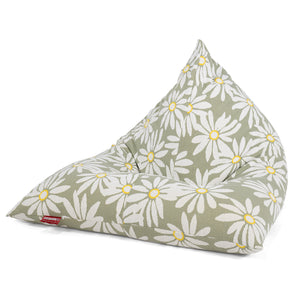 Herné ležadlo sedací vak - Pletené Kvetinový Mäta