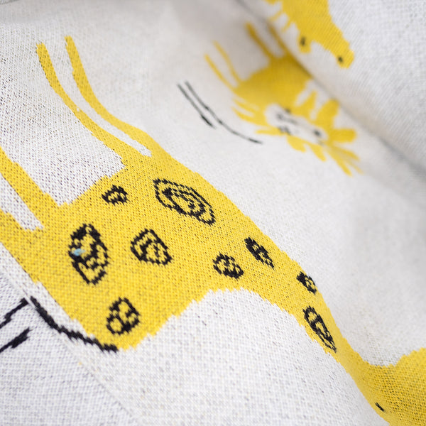 Kreslo sedací vak pre batoľatá vo veku 1-3 rokov - Pletené Safari Fabric Close-up Image