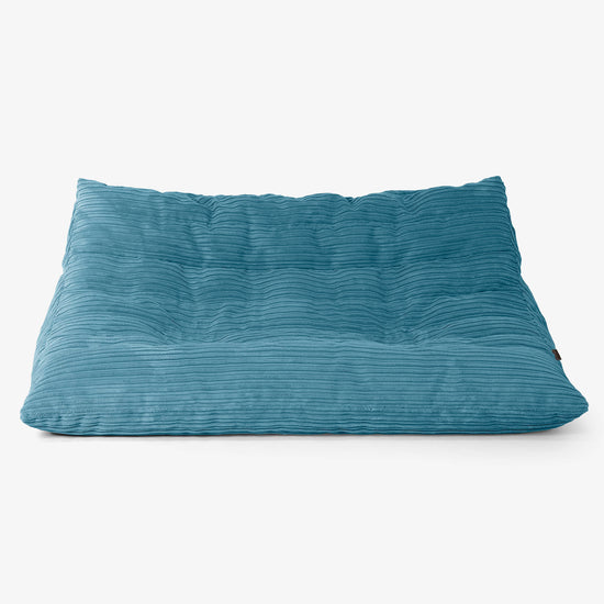 Podlahová pohovka Noah so sedacím vakom - Menčester Morská modrá 01