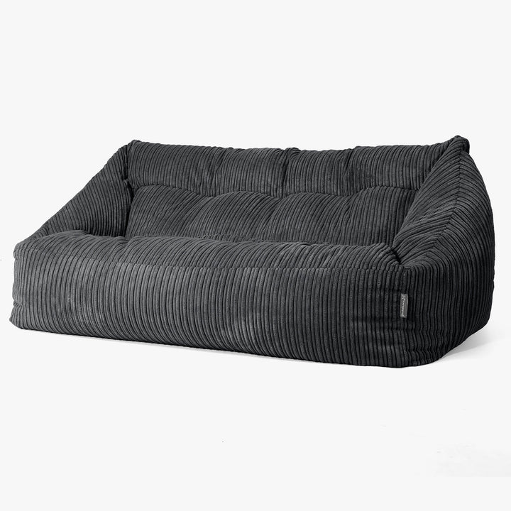 Maya Sofa Bean Bag - Cord Black 03