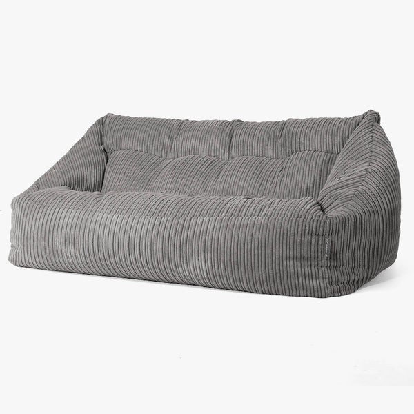 Maya Sofa Bean Bag - Cord Graphite Grey 01