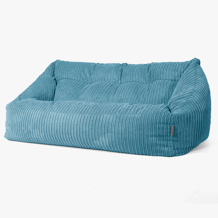 Maya Sofa Bean Bag - Cord Aegean Blue 03