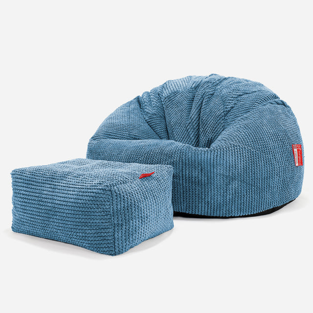 Klasická stolička sedací vak - Pom Pom Nebová 02
