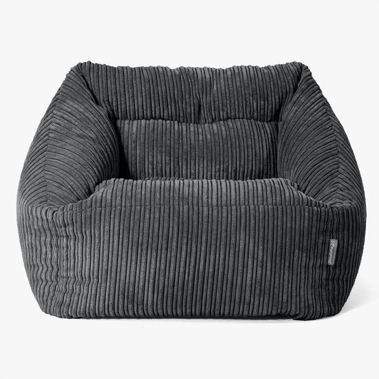 Maya Bean Bag Chair - Cord Black 03
