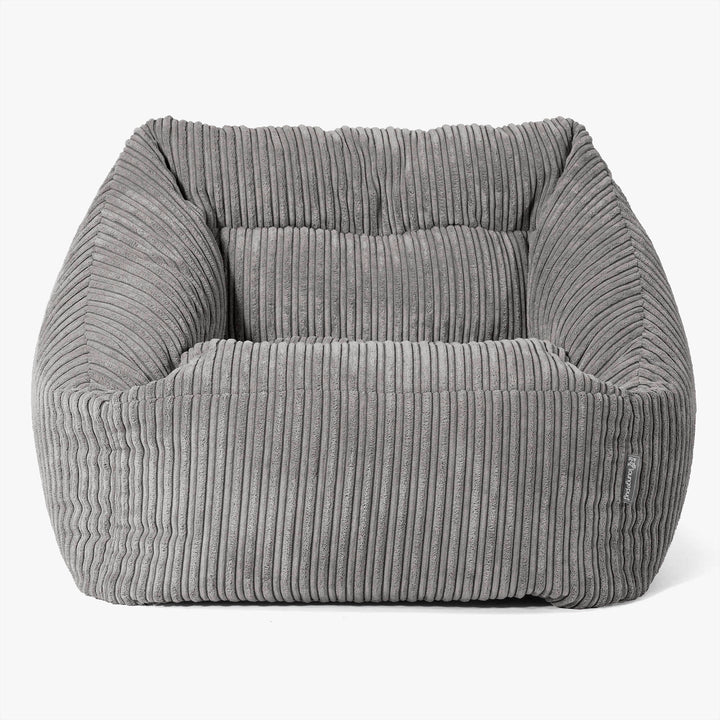 Maya Bean Bag Chair - Cord Graphite Grey 03
