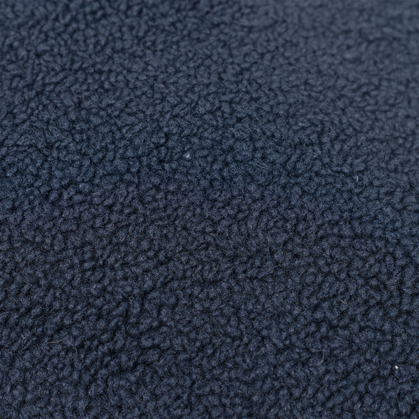 Vyhrievaný vankúš 45 x 45cm - Sherpa Námornícka modrá Fabric Close-up Image