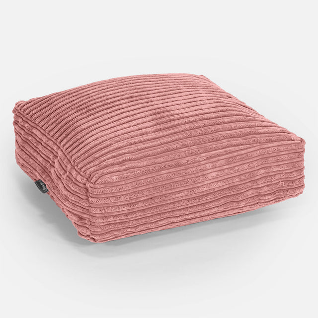 Veľký podlahový vankúš - Menčester Broskyňová 01