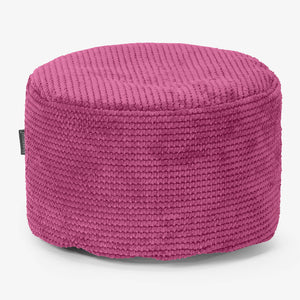 Malá okrúhla podnožka - Pom Pom Ružová