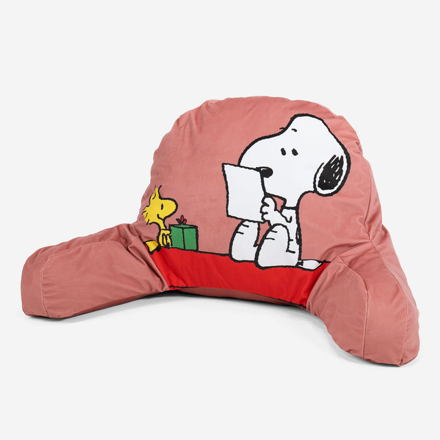 Snoopy Útulný vankúš s vysokým operadlom - Snoopy & Woodstock 01