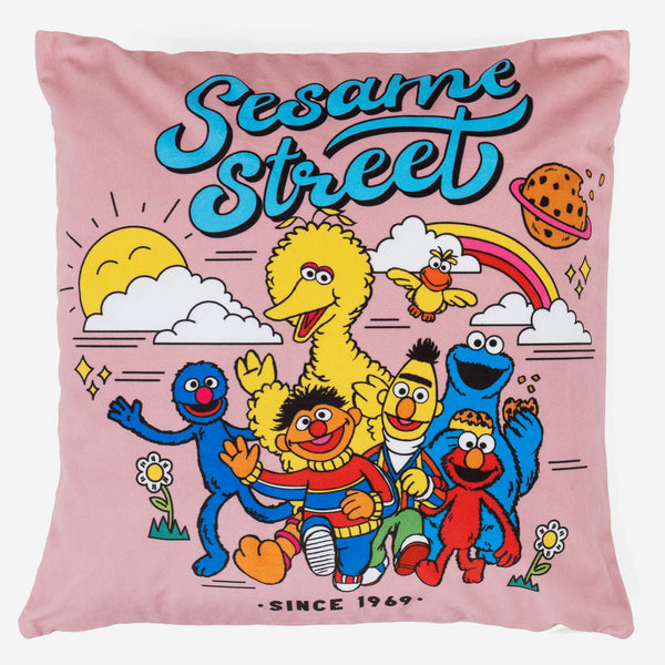 Dekoračný poťah na vankúš 47 x 47 cm - Sesame Street Since 1969 01