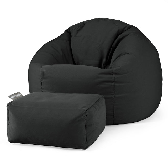 SoleiStorm™ Ultra 2000 h+ Klasická stolička sedací vak - Olefin Čierna 02