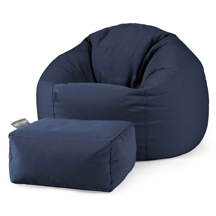 SoleiStorm™ Ultra 2000 h+ Klasická stolička sedací vak - Olefin Námornícka modrá 02