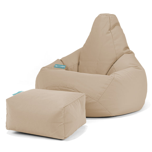 SoleiStorm™ Ultra 2000 h+ Stolička s vysokým operadlom sedací vak - Olefin Béžová 01